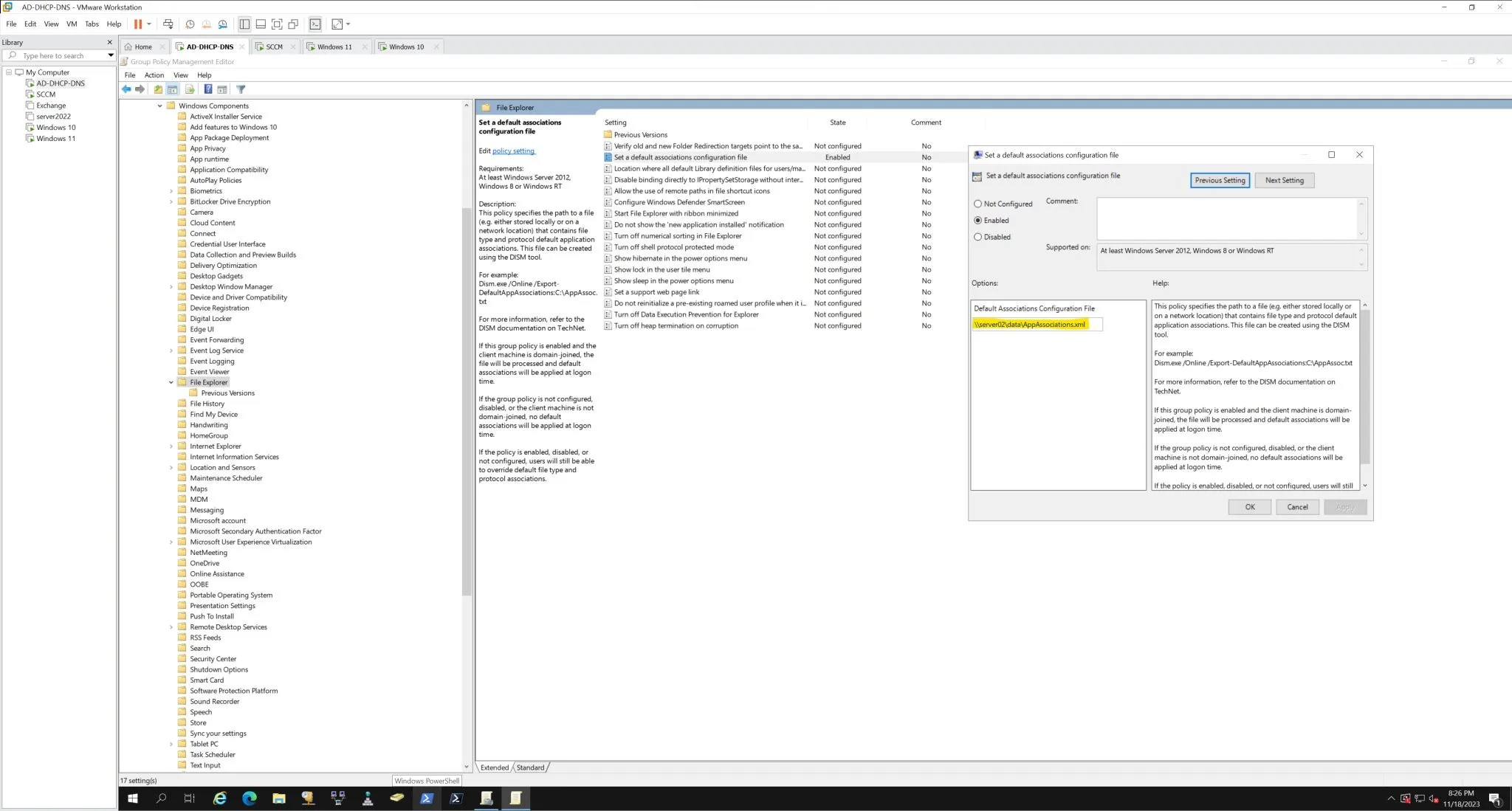 XML Path Configuration in GPO