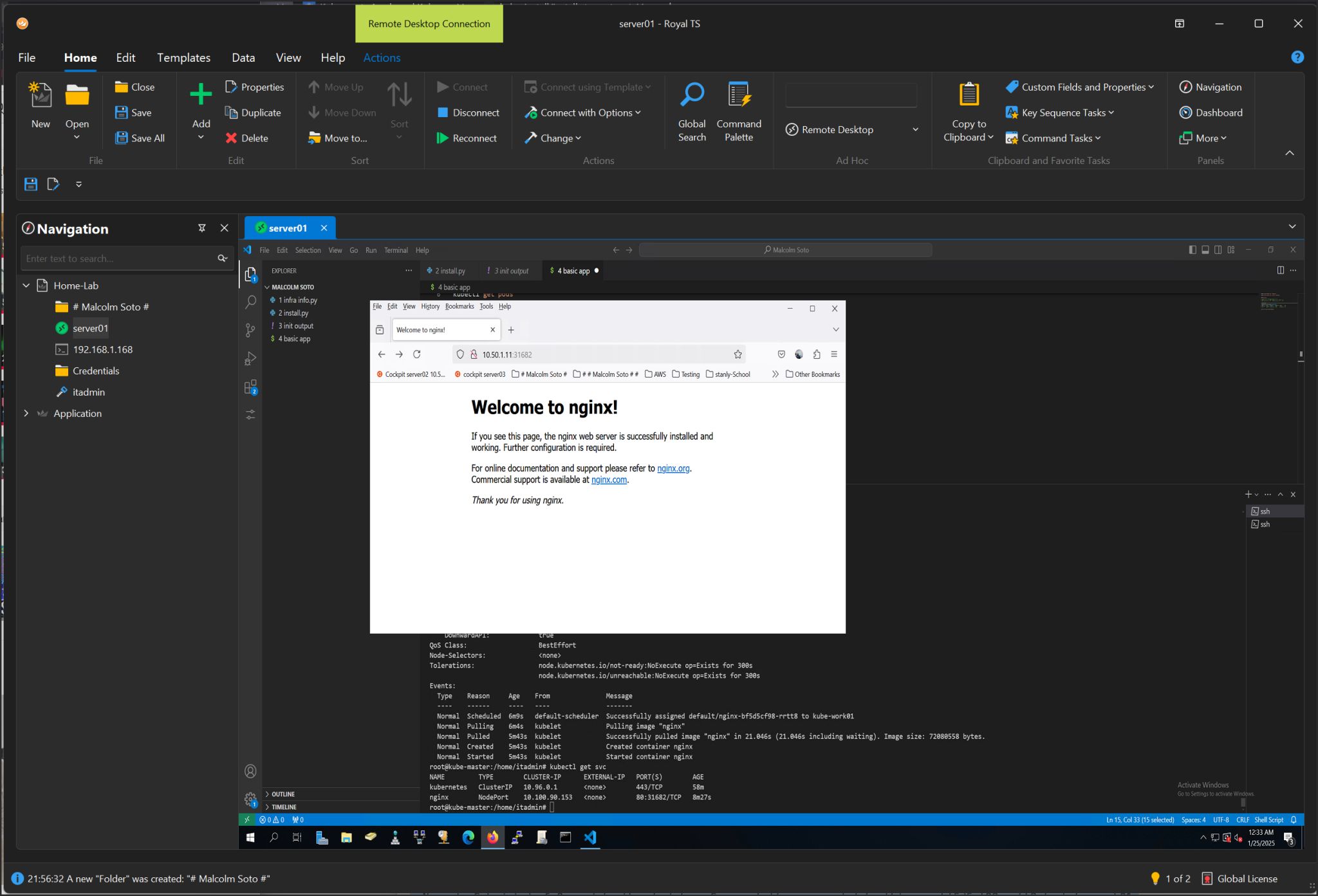 Bare metal Kubernetes architecture