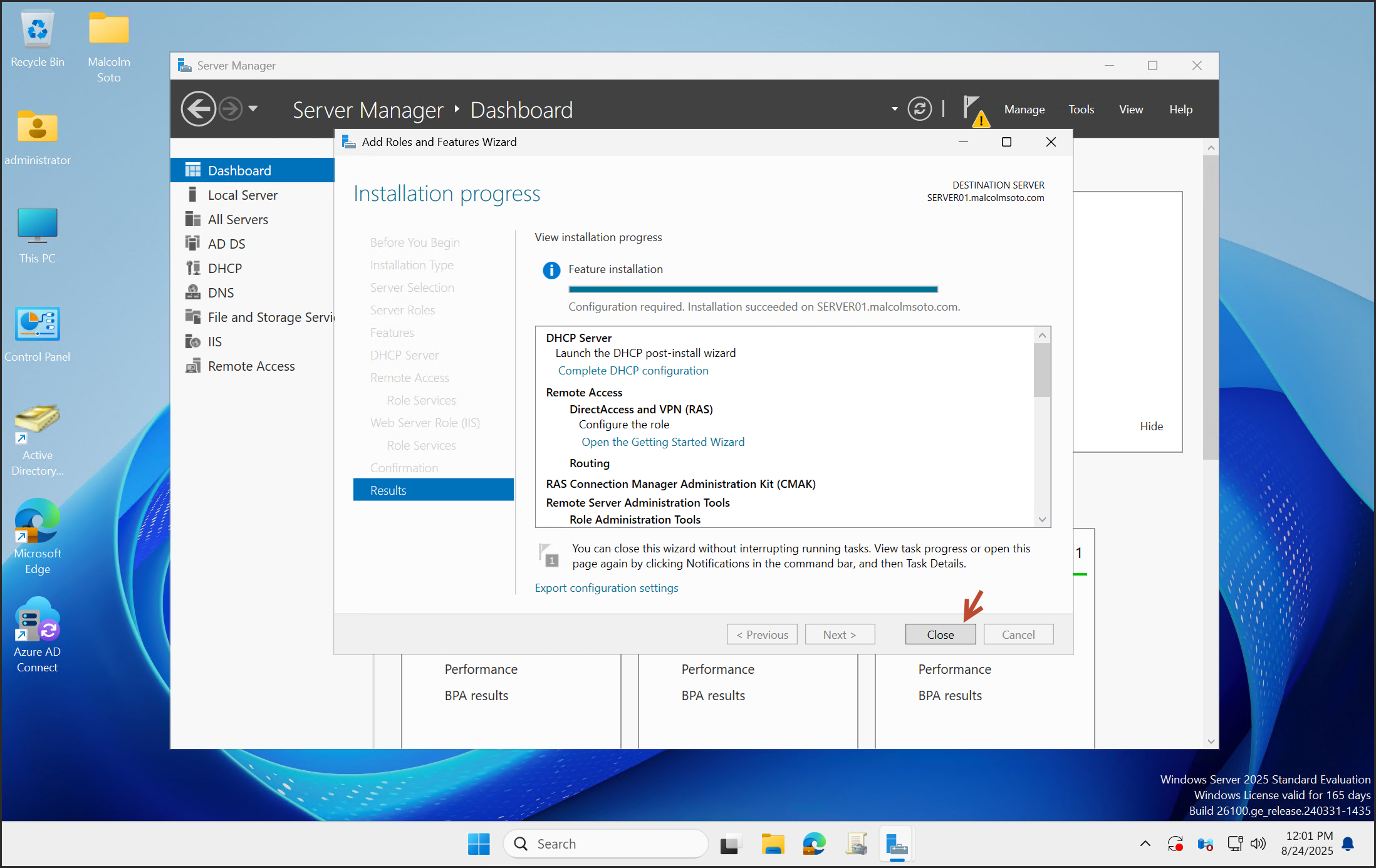 Installation Complete